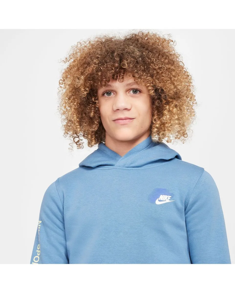 Sweat à capuche Enfant B NSW SI FLC PO HOODIE BB2 Bleu