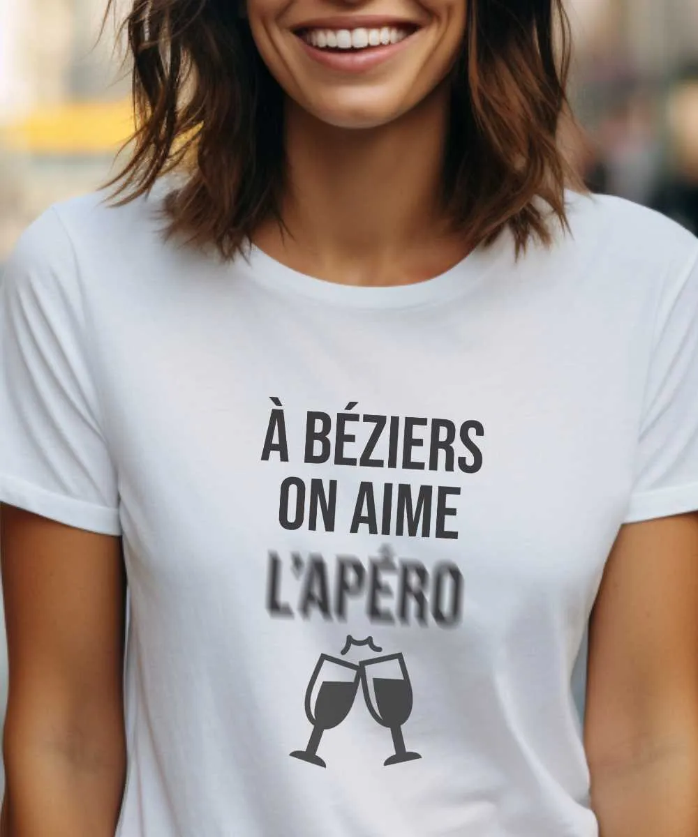 T-Shirt A Béziers on aime l'apéro