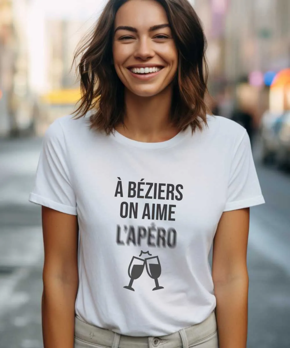 T-Shirt A Béziers on aime l'apéro