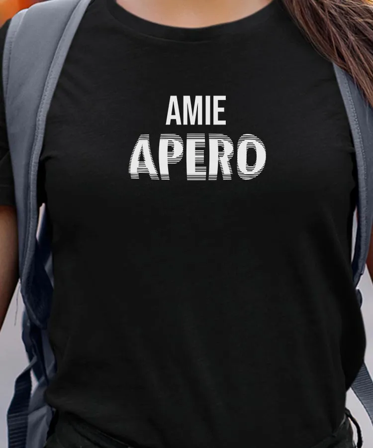 T-Shirt Amie apéro face Pour femme