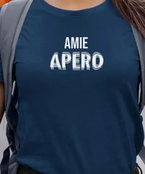 T-Shirt Amie apéro face Pour femme