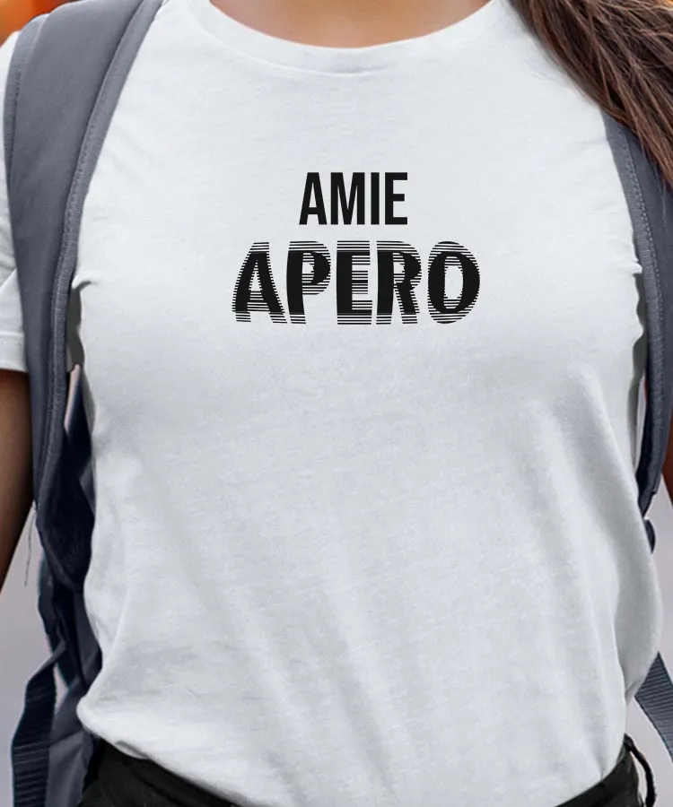 T-Shirt Amie apéro face Pour femme