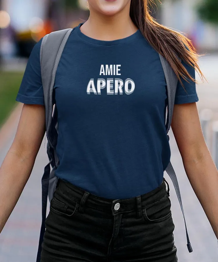 T-Shirt Amie apéro face Pour femme