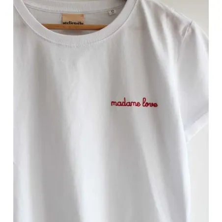 T-shirt brodé femme - madame love