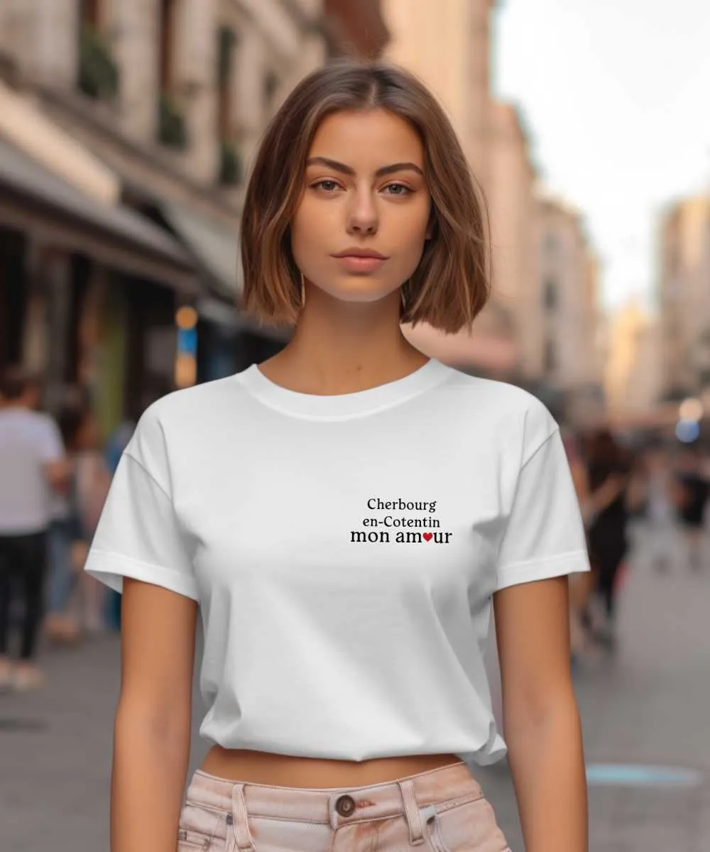 T-Shirt Cherbourg-en-Cotentin mon amour