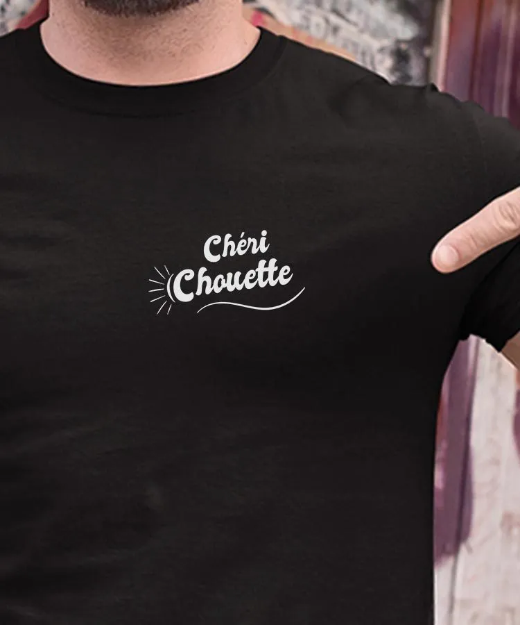 T-Shirt Chéri Chouette face Pour homme