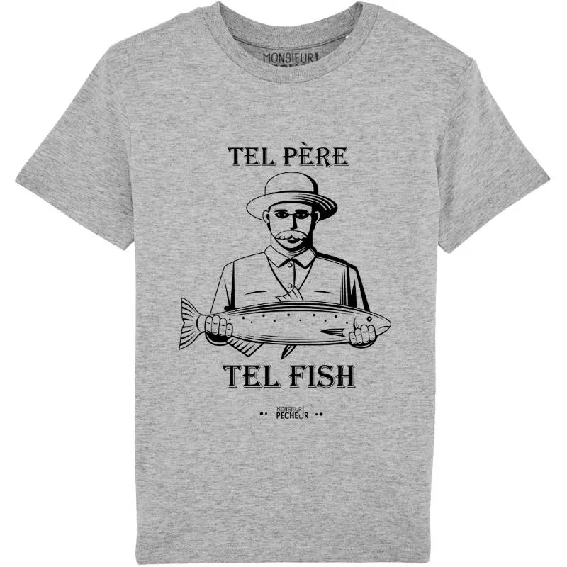 T-shirt enfant Tel Père Tel Fish