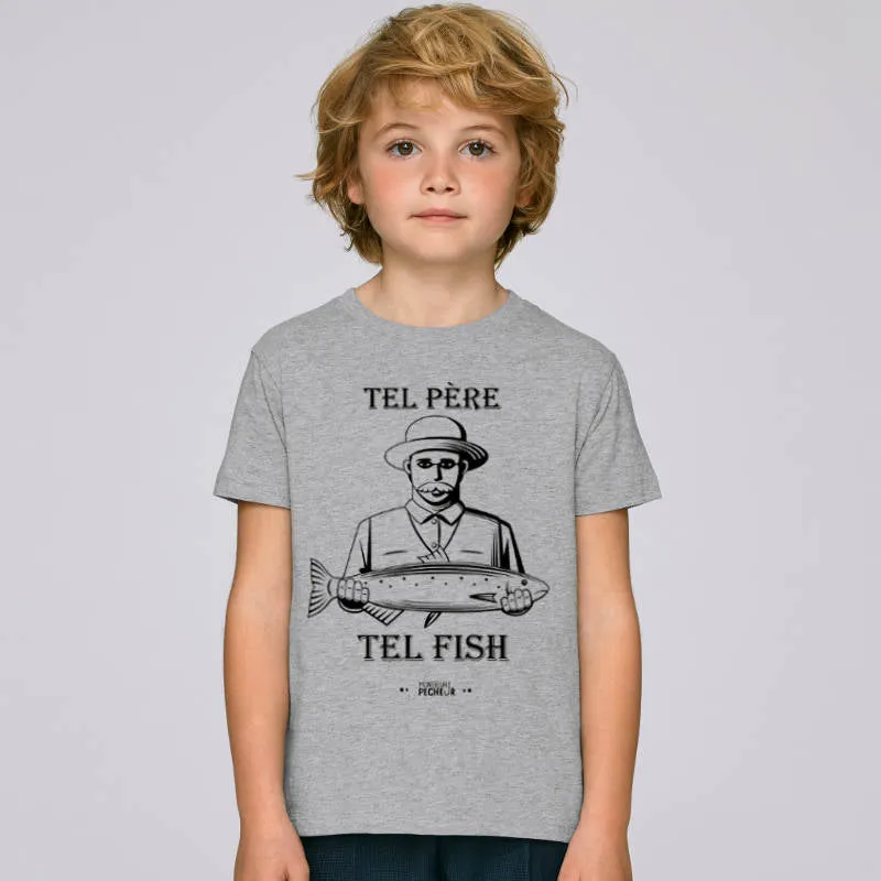 T-shirt enfant Tel Père Tel Fish