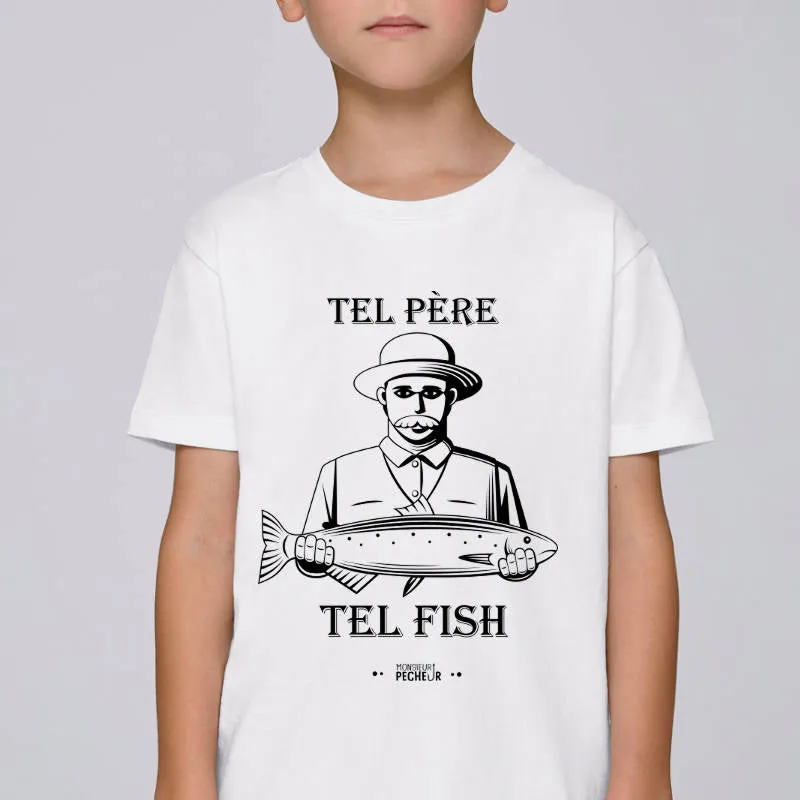 T-shirt enfant Tel Père Tel Fish