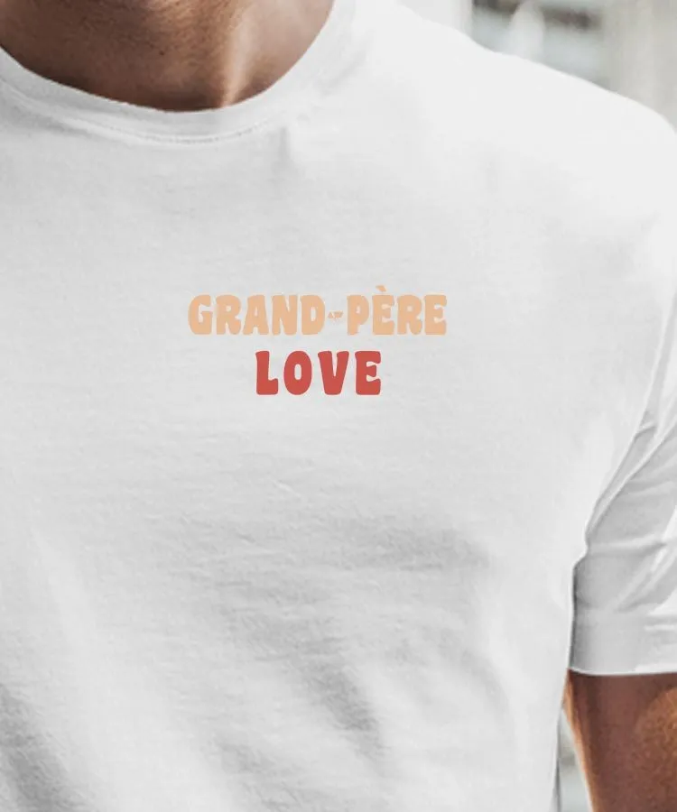 T-Shirt Grand-Père love Pour homme