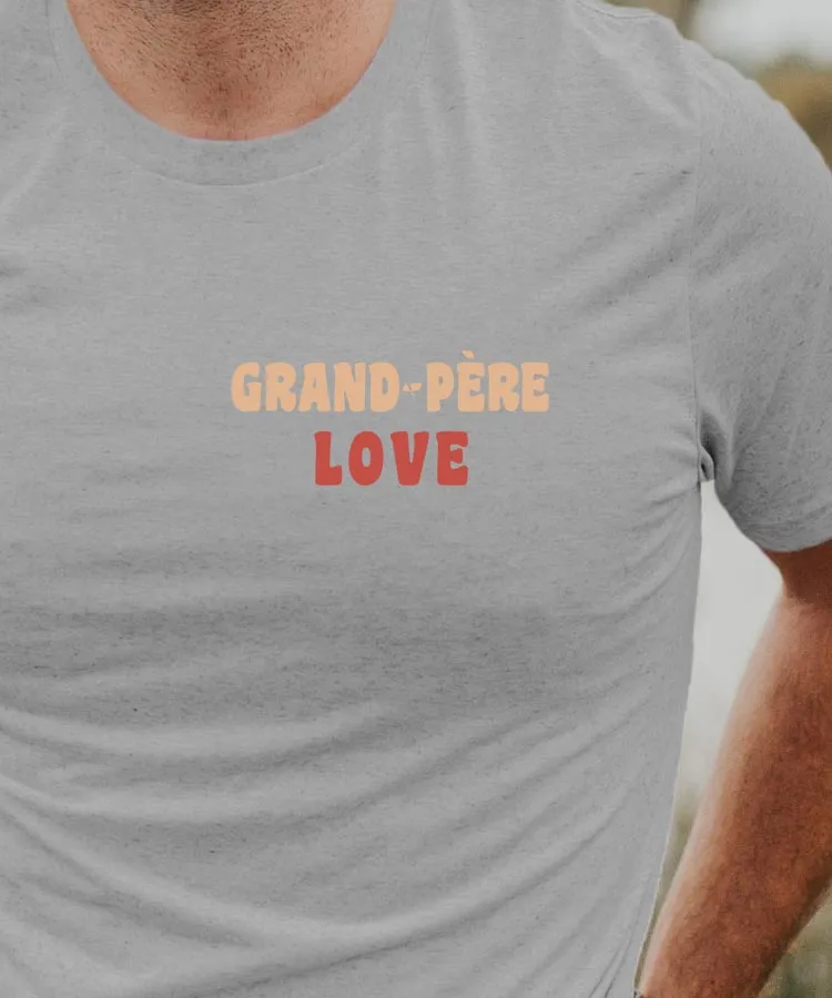 T-Shirt Grand-Père love Pour homme