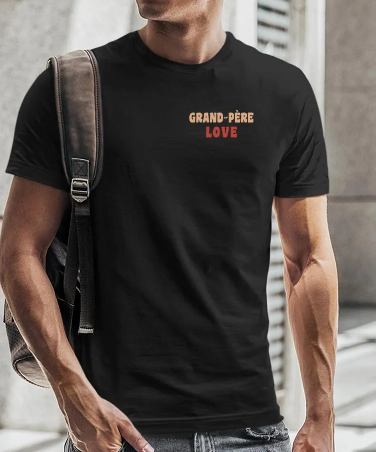 T-Shirt Grand-Père love Pour homme