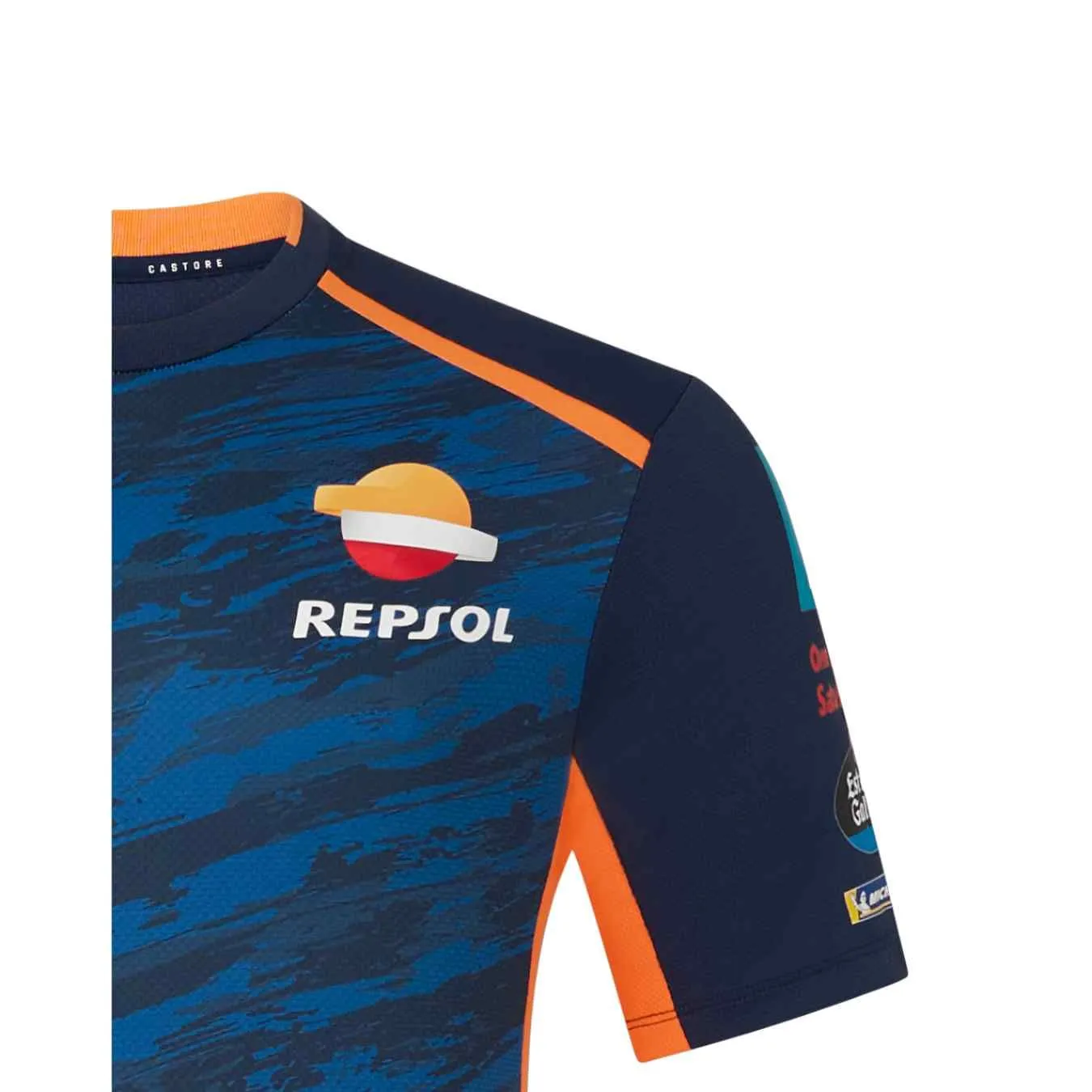 T-Shirt HONDA Castore Team Repsol Bleu pour Homme HON24_TSH_TEA