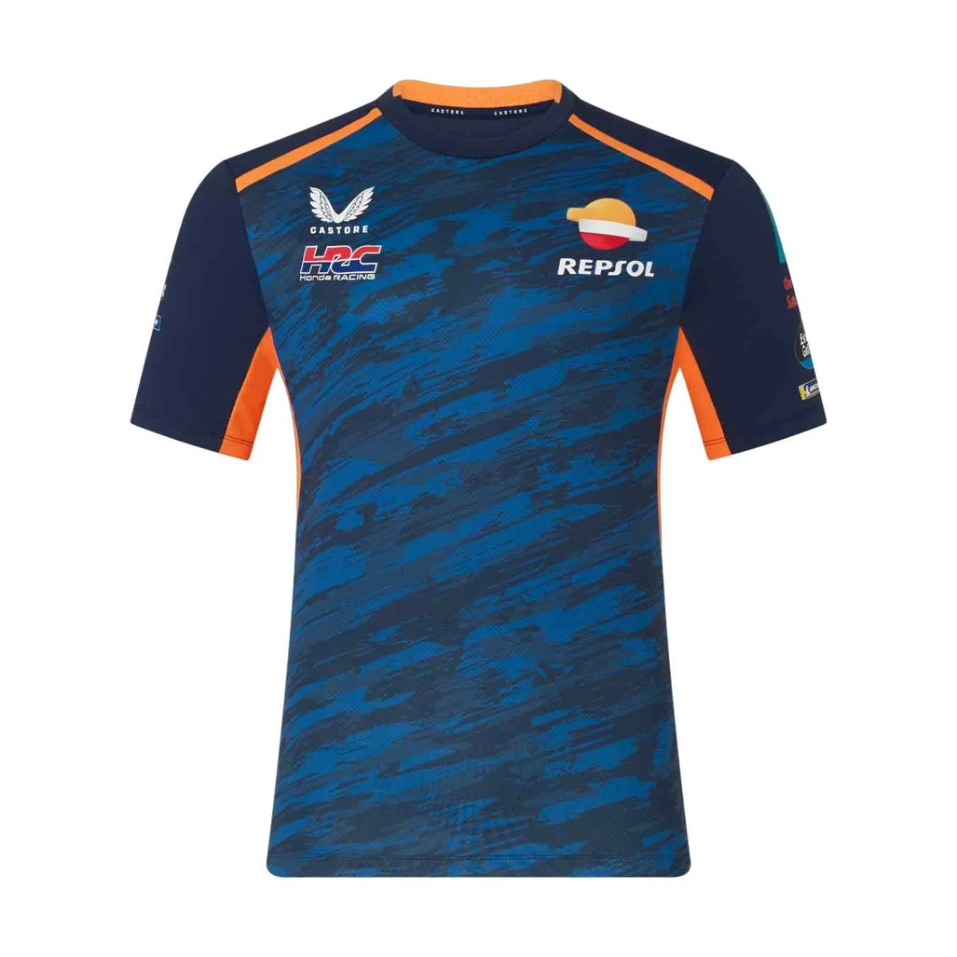 T-Shirt HONDA Castore Team Repsol Bleu pour Homme HON24_TSH_TEA