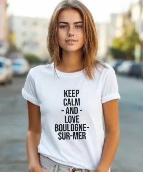 T-Shirt Keep Calm Boulogne-sur-Mer