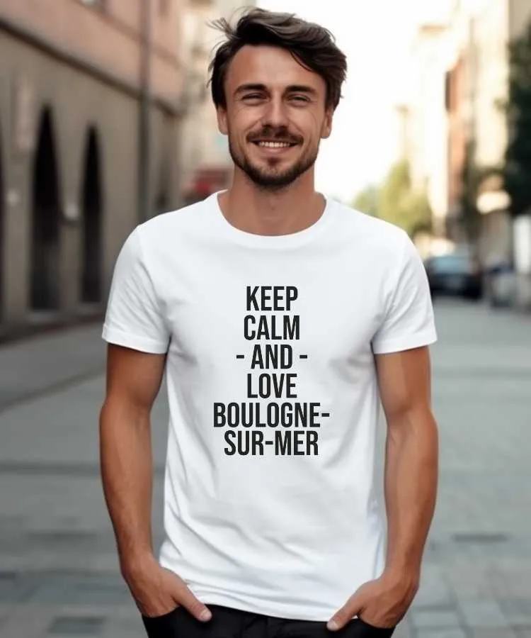 T-Shirt Keep Calm Boulogne-sur-Mer