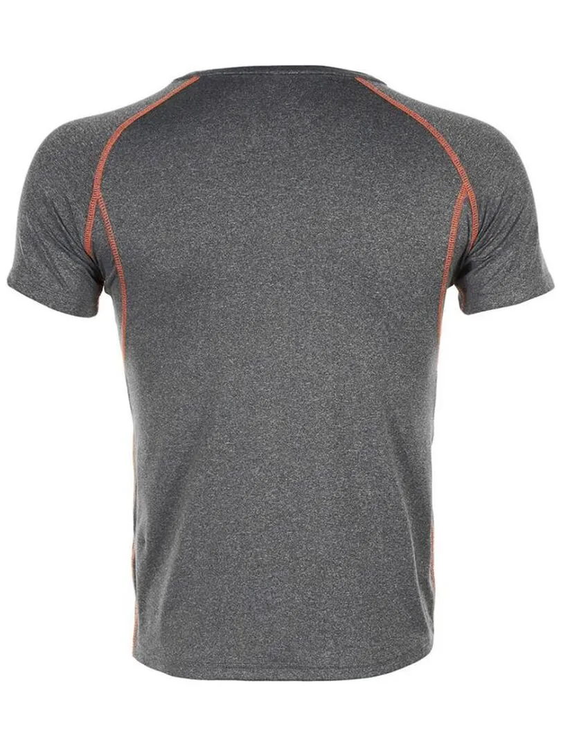 T-shirt manches courtes homme CANSHO - PEAK MOUNTAIN - Gris