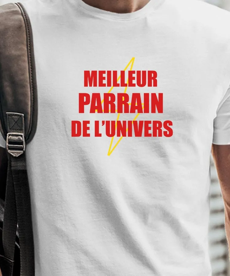 T-Shirt Meilleur Parrain de l'univers Pour homme