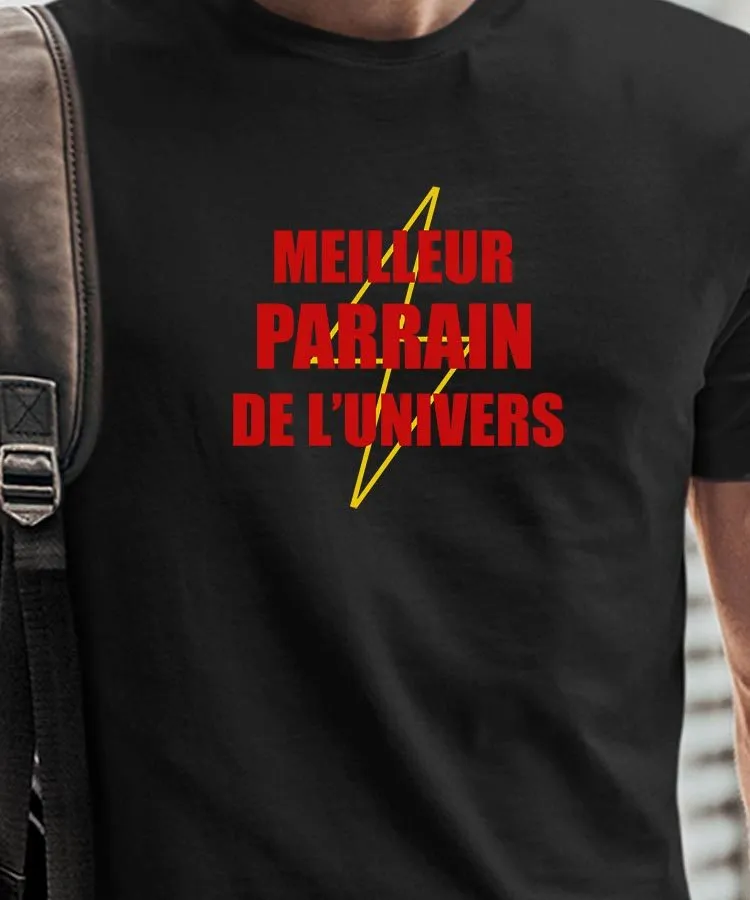 T-Shirt Meilleur Parrain de l'univers Pour homme