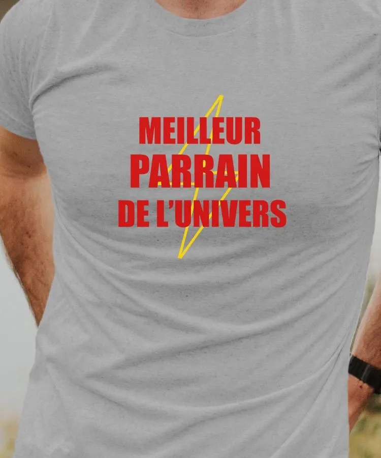 T-Shirt Meilleur Parrain de l'univers Pour homme