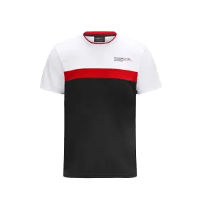 T-shirt PORSCHE MOTORSPORT 2021 tricolore PR pour homme