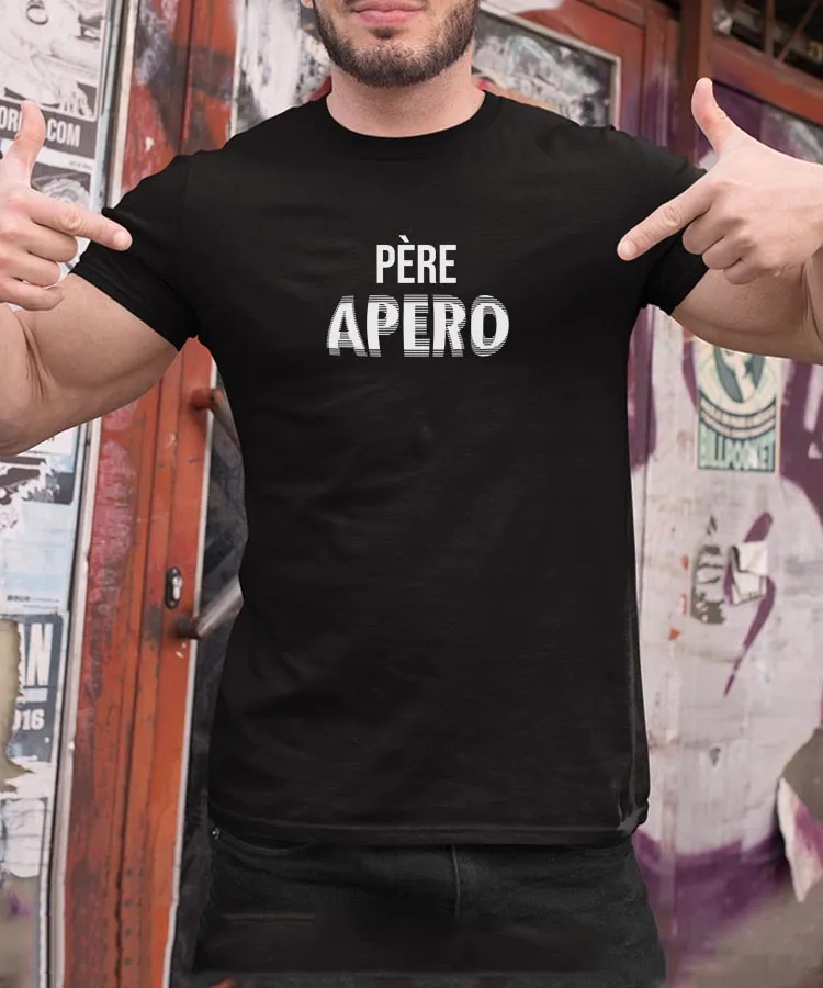 T-Shirt Père apéro face Pour homme