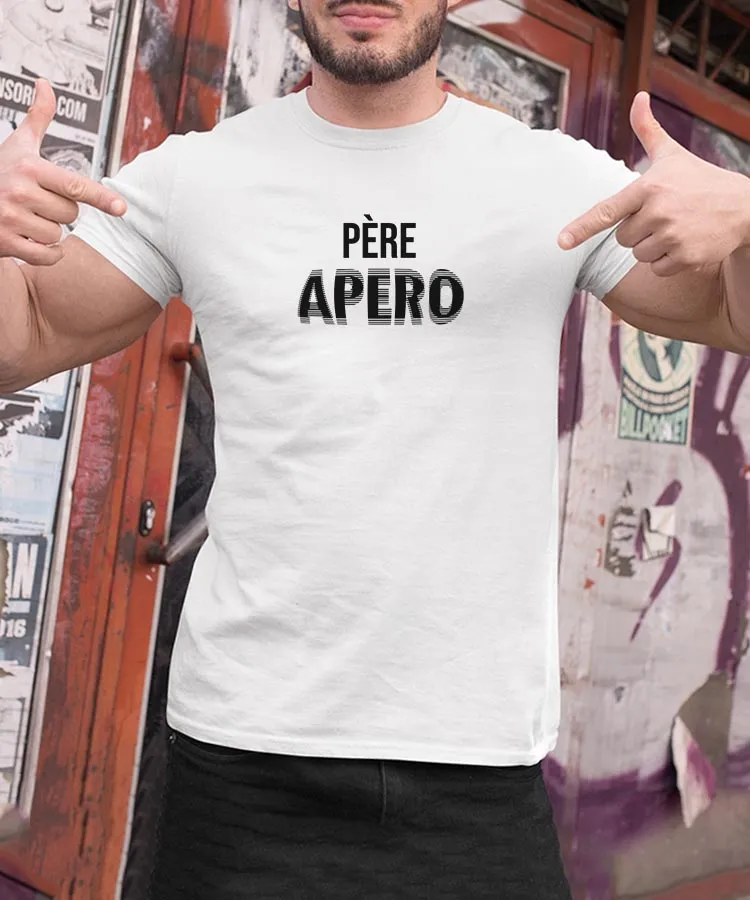 T-Shirt Père apéro face Pour homme