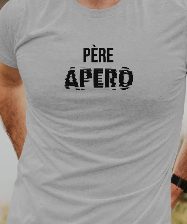 T-Shirt Père apéro face Pour homme