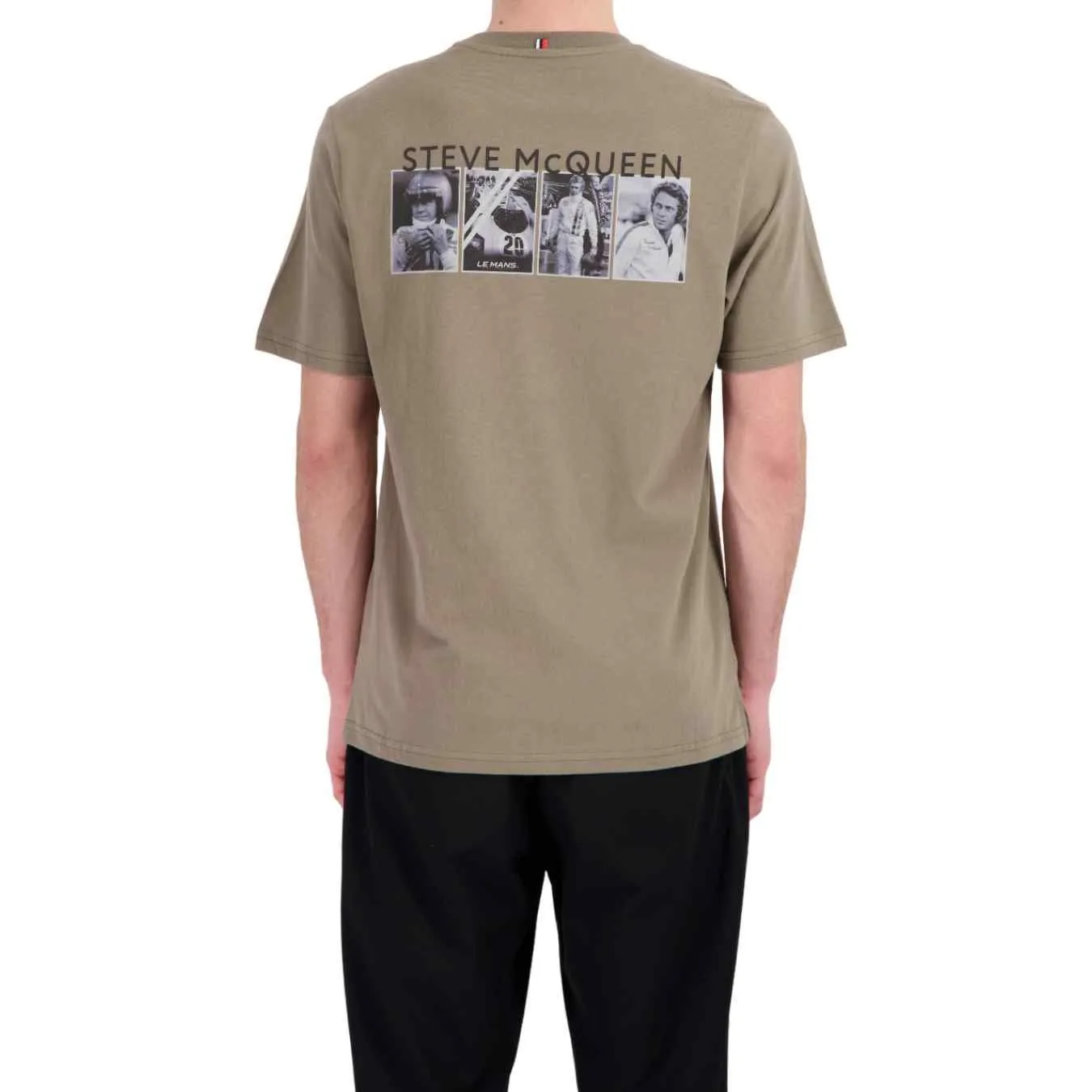 T-shirt STEVE MCQUEEN Photos Kaki pour Homme