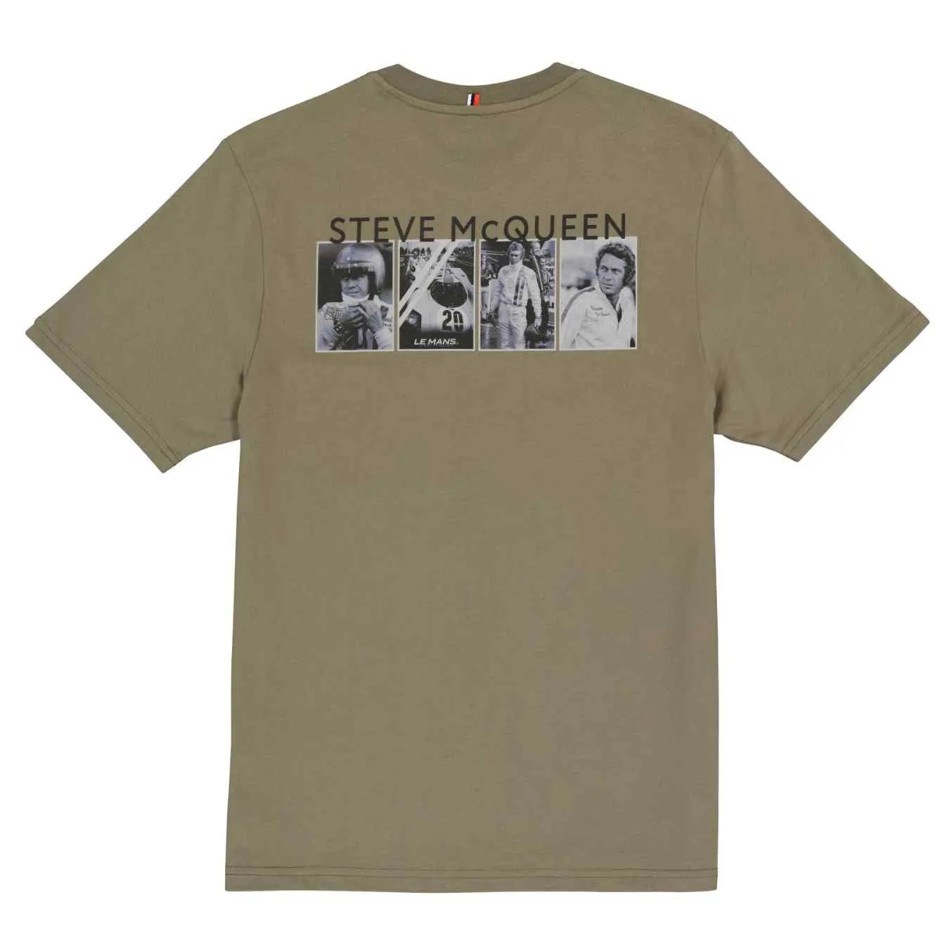 T-shirt STEVE MCQUEEN Photos Kaki pour Homme