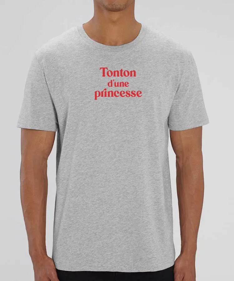 T-Shirt Tonton d'une princesse Pour homme