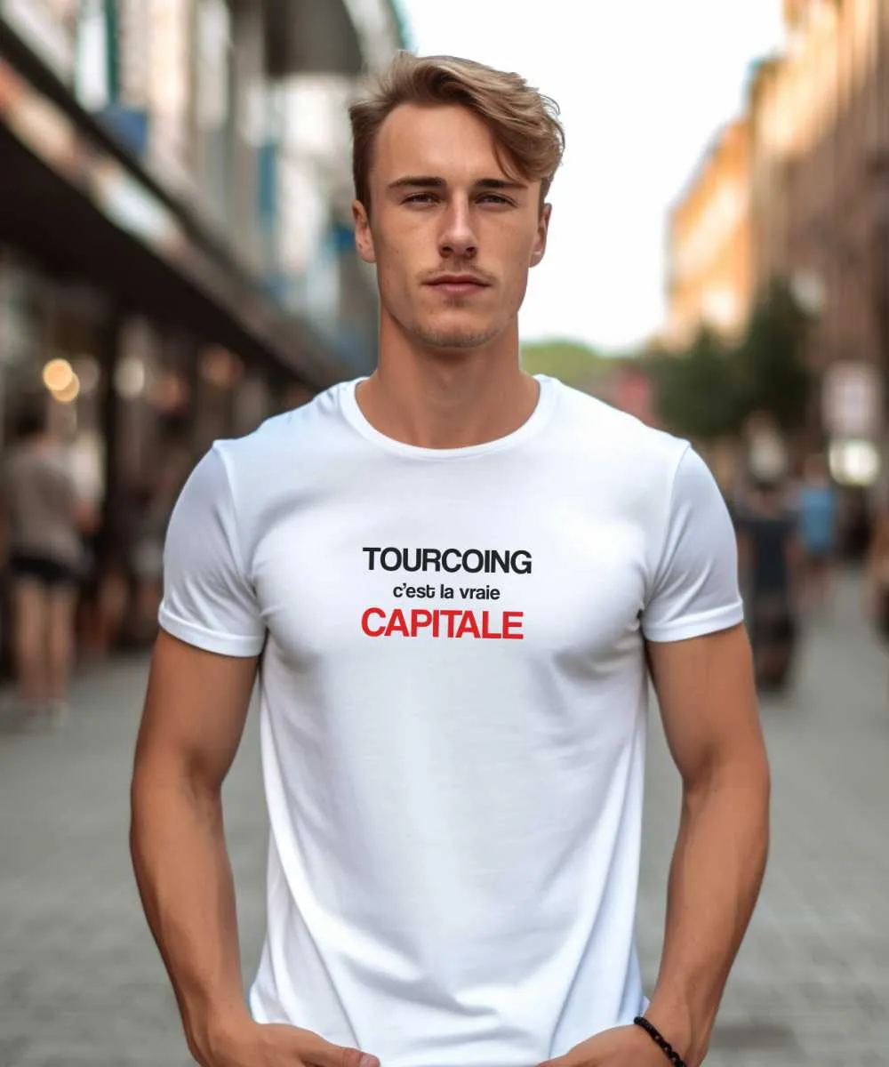 T-Shirt Tourcoing c'est la vraie capitale