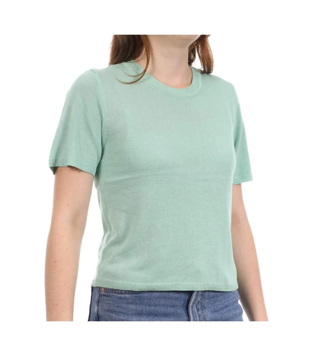 T-shirt Vert Femme Only Shirley