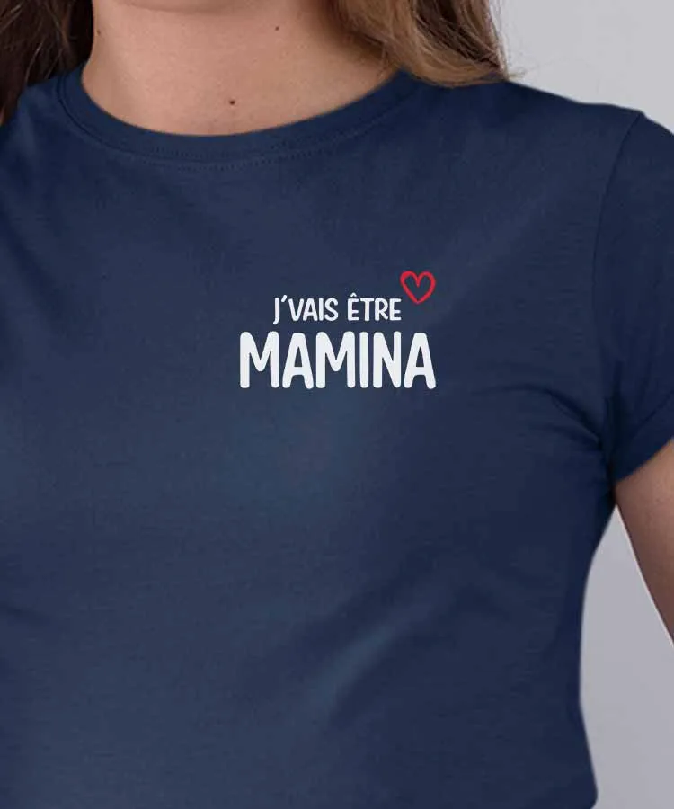 Tee-shirt J'vais être mamina Pour femme