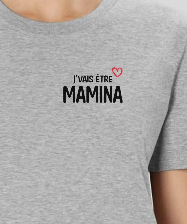 Tee-shirt J'vais être mamina Pour femme