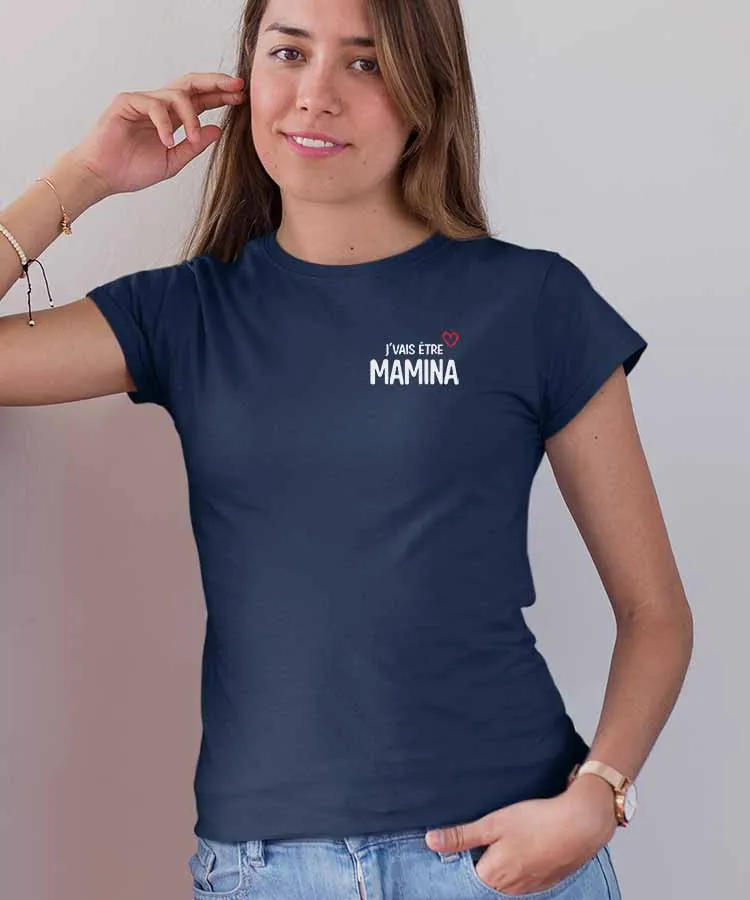 Tee-shirt J'vais être mamina Pour femme