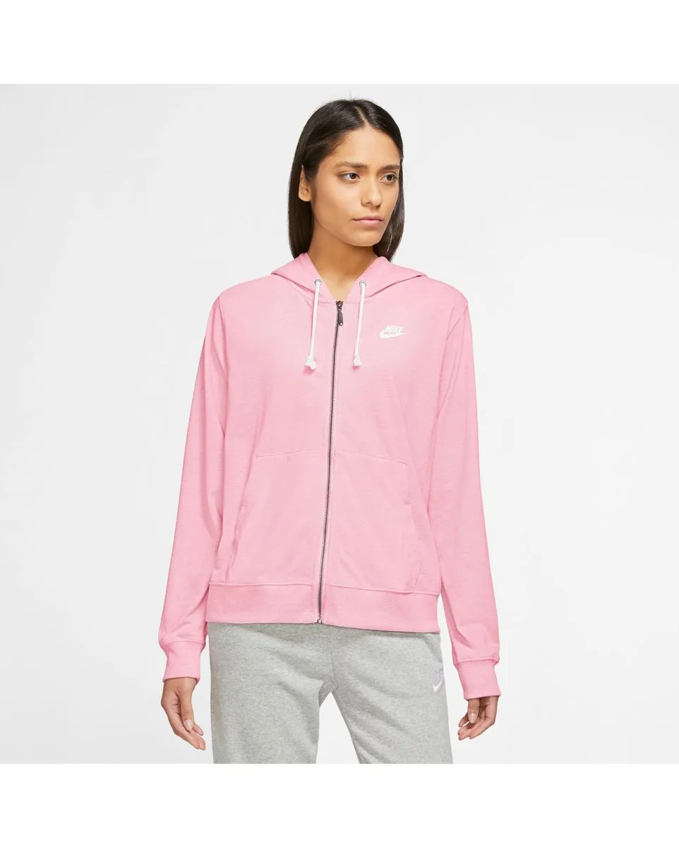 Veste a capuche manches longues Femme W NSW GYM VNTG EASY FZ HOODIE Rose