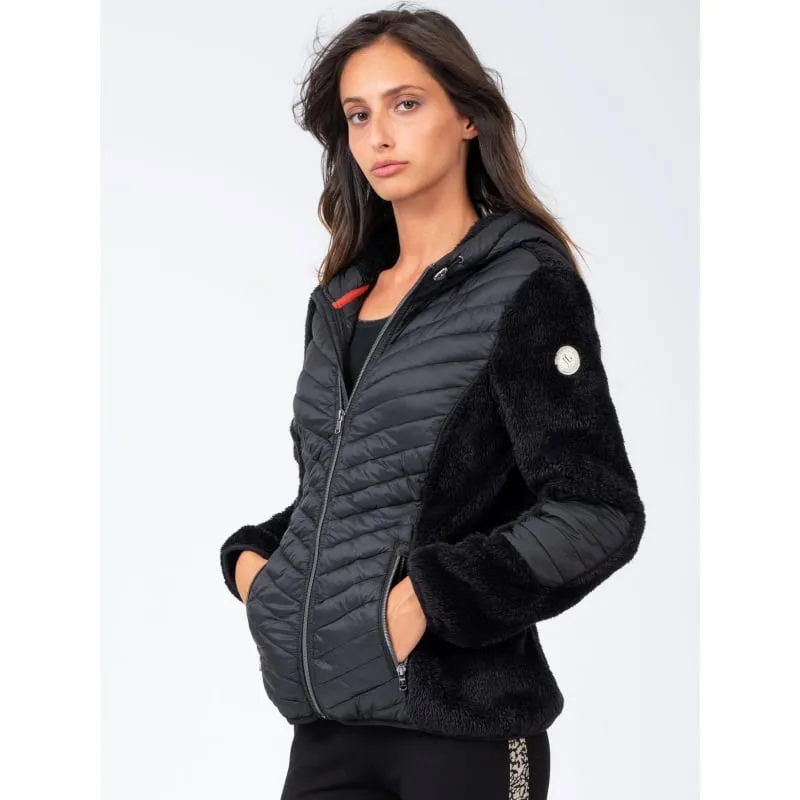 Veste bomber letterman satin bleu marine femme - Tommy Jeans | wimod