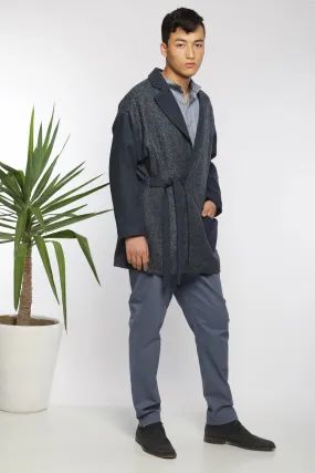 Veste-kimono portefeuille pour homme – Label AÉ Paris