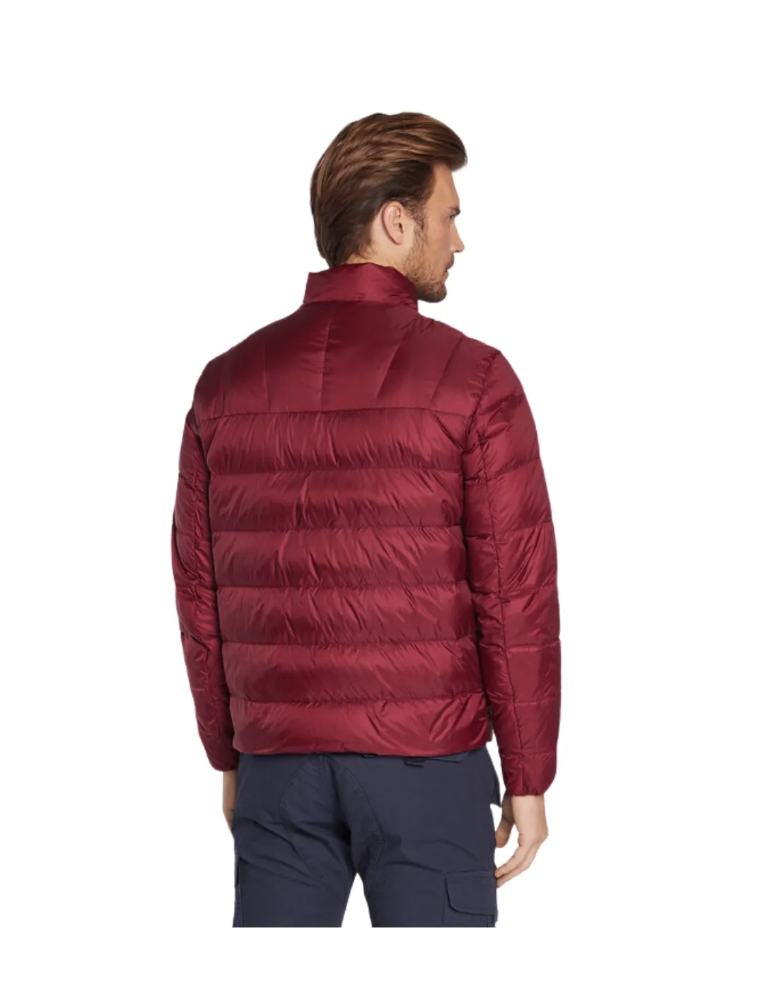 Veste legere matelassee Tommy Jeans Ref 58316 VLP Deep Rouge